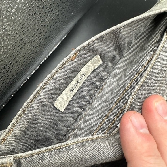 Brunello Cucinelli Light Grey Slim Denim EU52 - Picture 3 of 10